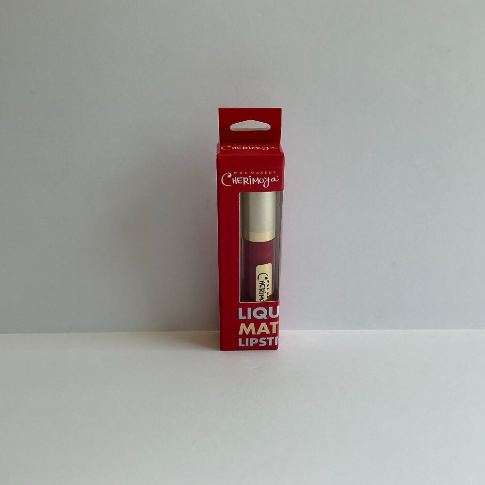 Brand New Max Makeup Cherimoya Liquid Matte Lipstick – Poppy 💄
